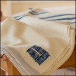 Swans Island Blanket features a minimalist design