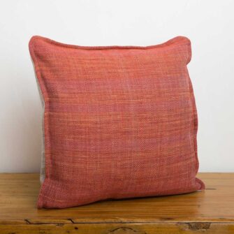 Swans Island Company's Katahdin Pillows. Handwoven in Maine with soft hand-dyed organic merino wool. Shown in Bittersweet 26