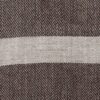 Swans Island Company - Island Collection Scarf in Rare Brown with natural Grey with stripes - Swatch.