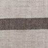 Swans Island Company - Island Collection Scarf in Grey with Rare Brown stripes - Swatch.