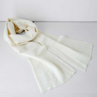 Blue Hill Scarf - white