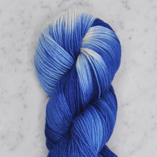 Dip Dyed DK - French Blue Natural