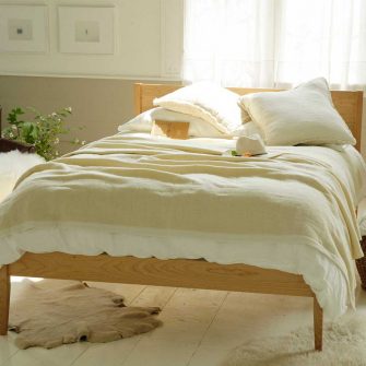 Winter Blanket solid - natural white