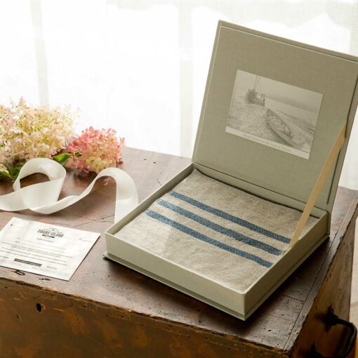 Swans Island Handwoven Throw Gift Box - Lets them choose their favorite blanket!