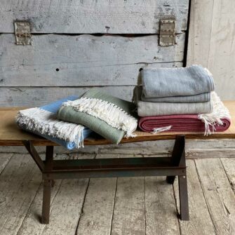 Swans-Island-Bradbury-Throws woven in Maine with 100 American cotton