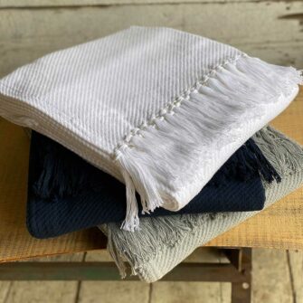 Swans-Island_Summer-Twill-Throw_100% American cotton woven in Maine