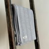 Swans Island's Savannah Throw blanket is woven in Maine with 100% natural cotton.