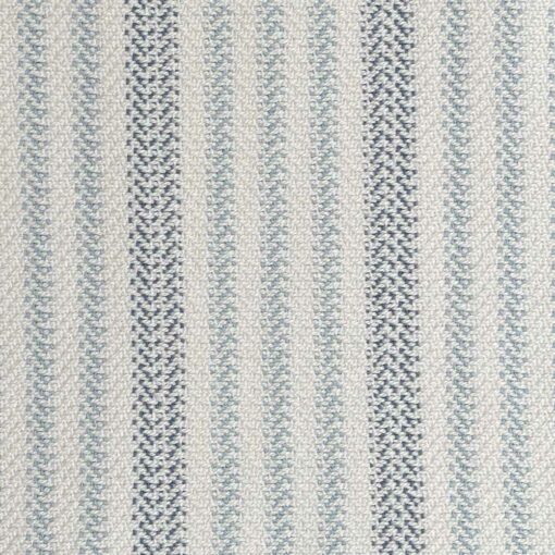 Swans Island's Cotton Ticking Throw blanket is woven in Maine with 100% American cotton.