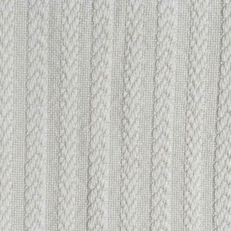 Swans Island's Heavy Cable Throw blanket is woven in Maine with 100% American cotton. Shown here in Natural. Swatch.