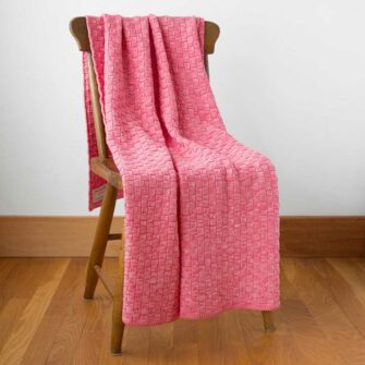 Swans Island Cotton Toddler Blanket - Knit basketweave texture, generously sized for toddlers. 100% Pima cotton made in USA.