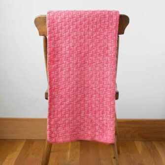 Swans Island Cotton Toddler Blanket - Knit basketweave texture, generously sized for toddlers. 100% Pima cotton made in USA.