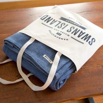 Throw in Canvas Tote