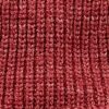 Swans Island Fisherman's Beanie - Knit in USA with soft, hand-dyed silk merino. Cranberry swatch
