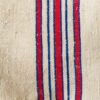 Natural with Blue and Red Stripes