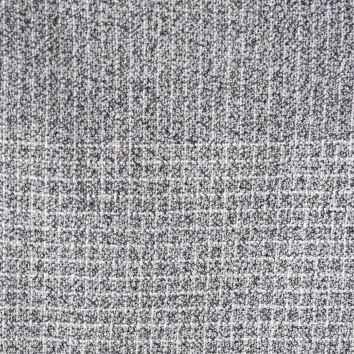 Company's Pinstripe Linen Throw. Made in USA, has an allover subtle pinstripe design highlighted with a checked border. Linen Cotton blend. Shown here in Marled Grey color. Swatch